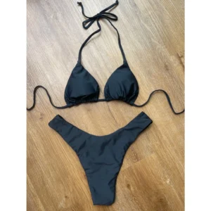 Biquini Cortininha Asa Delta Poliamida P M G GG Moda Praia Verao Cores Variadas Conforto Resistente