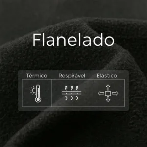 Kit 2 Blusa Manga Longa Térmica Frio Flanelada Segunda Pele