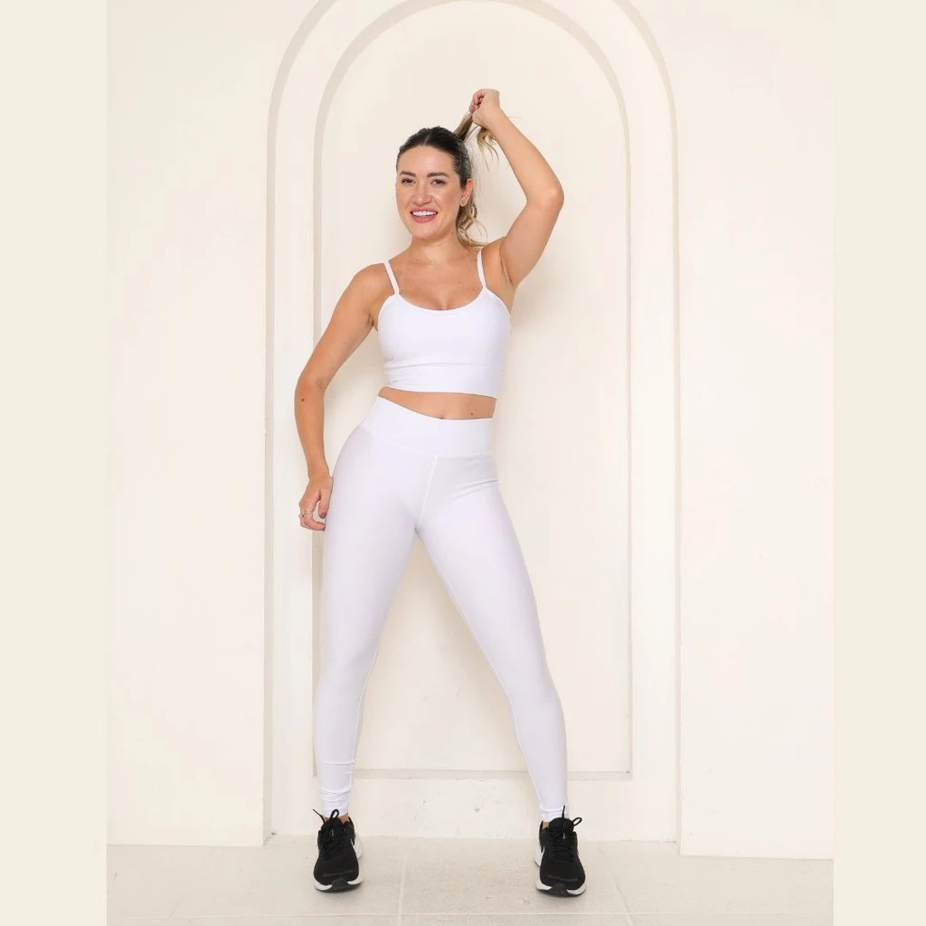 Conjunto Top + Calça Legging Feminina Suplex Premium Academia Confortável