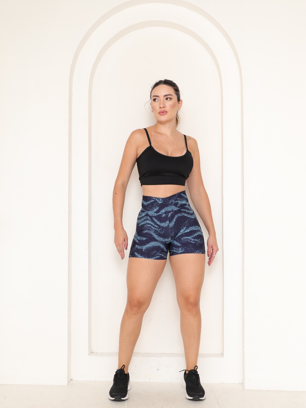 Kit 10 Short Feminino Premium Meia Coxa Academia Caminhada Parque Atividade ao ar Livre