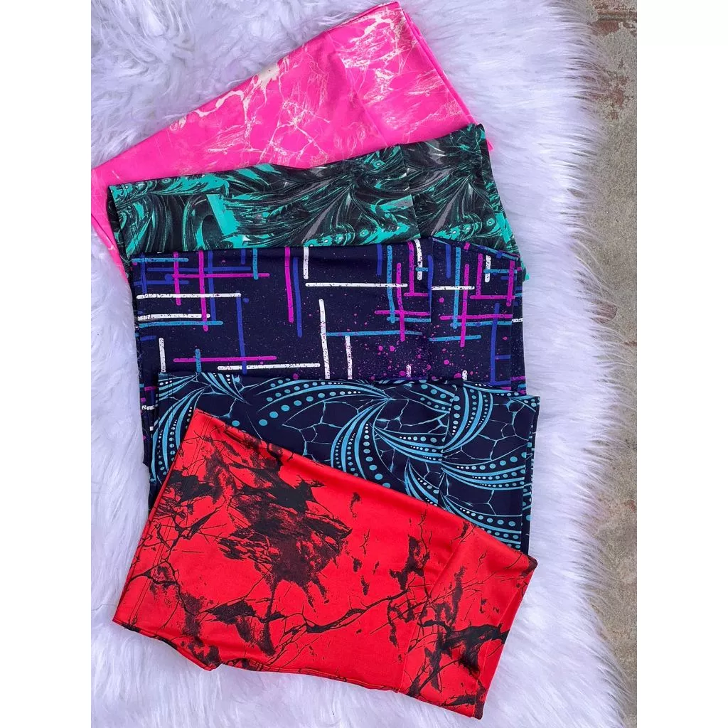 Kit 10 Shorts Feminina Premium Academia Caminhada Yoga Pilate Casual Legging Feminino Estampado