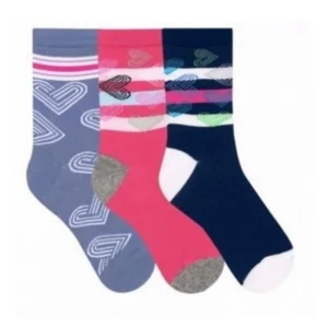 Kit 12 Pares de Meias Feminino Estampas Variadas Soquete Cano Curto Adulto 34 ao 40 Feminina