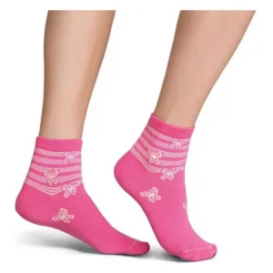 Kit 12 Pares de Meias Feminino Estampas Variadas Soquete Cano Curto Adulto 34 ao 40 Feminina