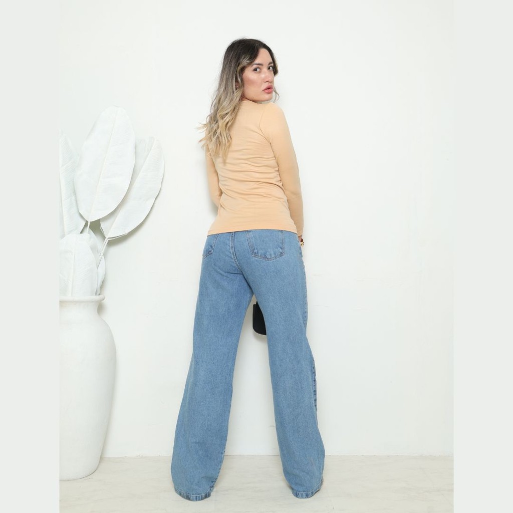 Kit 2 Blusa Feminina Térmica Quentinha Forrada Inverno