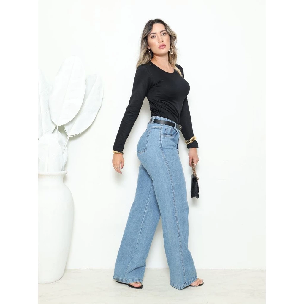 Kit 2 Blusa Feminina Térmica Quentinha Forrada Inverno Preta