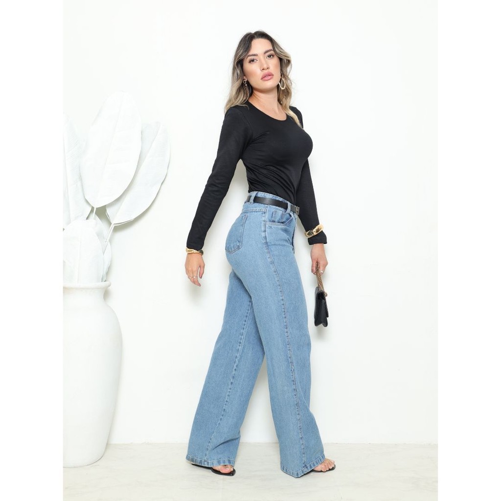 Kit 2 Blusa Feminina Térmica Quentinha Forrada Inverno Preta