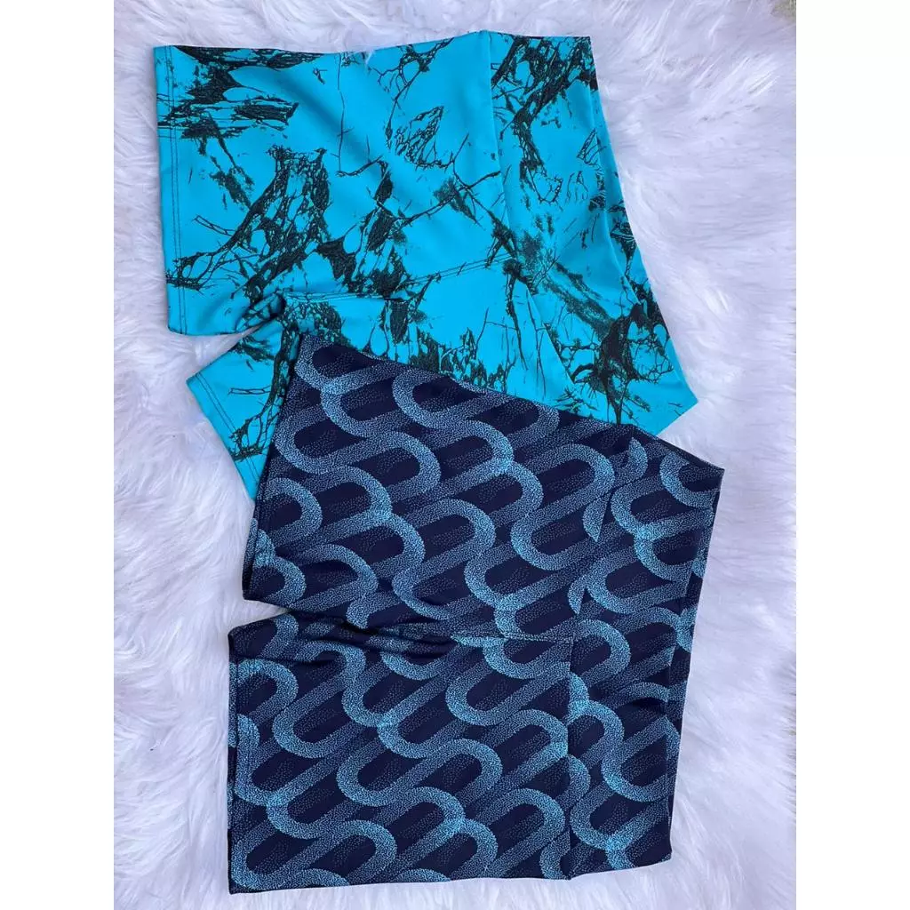 Kit 5 Short Meia Coxa Premium Estampado Academia, Caminhada, Parques, Passeios, Surf