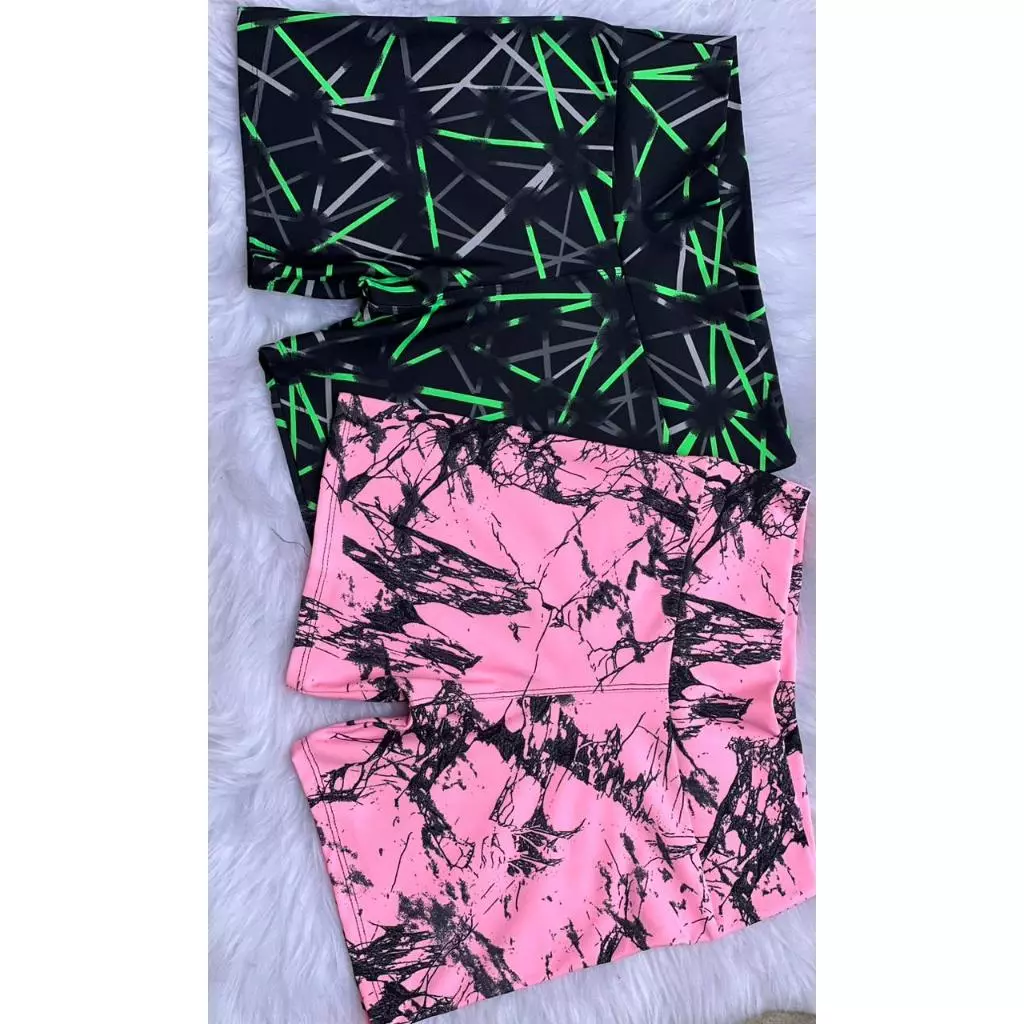 Kit 5 Short Meia Coxa Premium Estampado Academia, Caminhada, Parques, Passeios, Surf