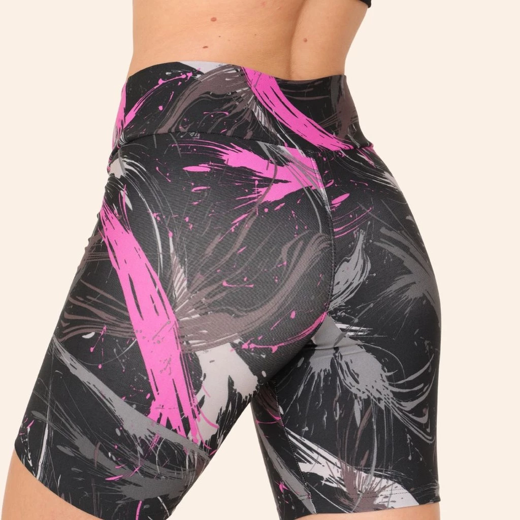 Kit 3 Bermuda Estampada Feminina Suplex Premium Academia