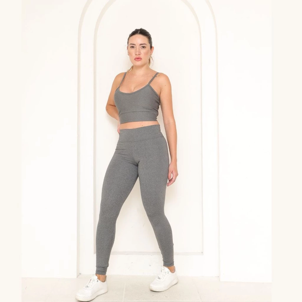 Kit 3 Calça Legging Feminina Suplex Premium Academia Fitness