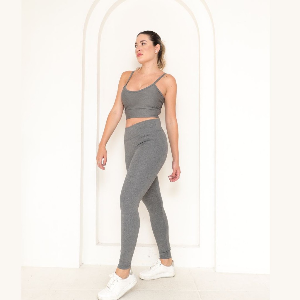 Kit 3 Calça Legging Feminina Suplex Premium Academia Fitness