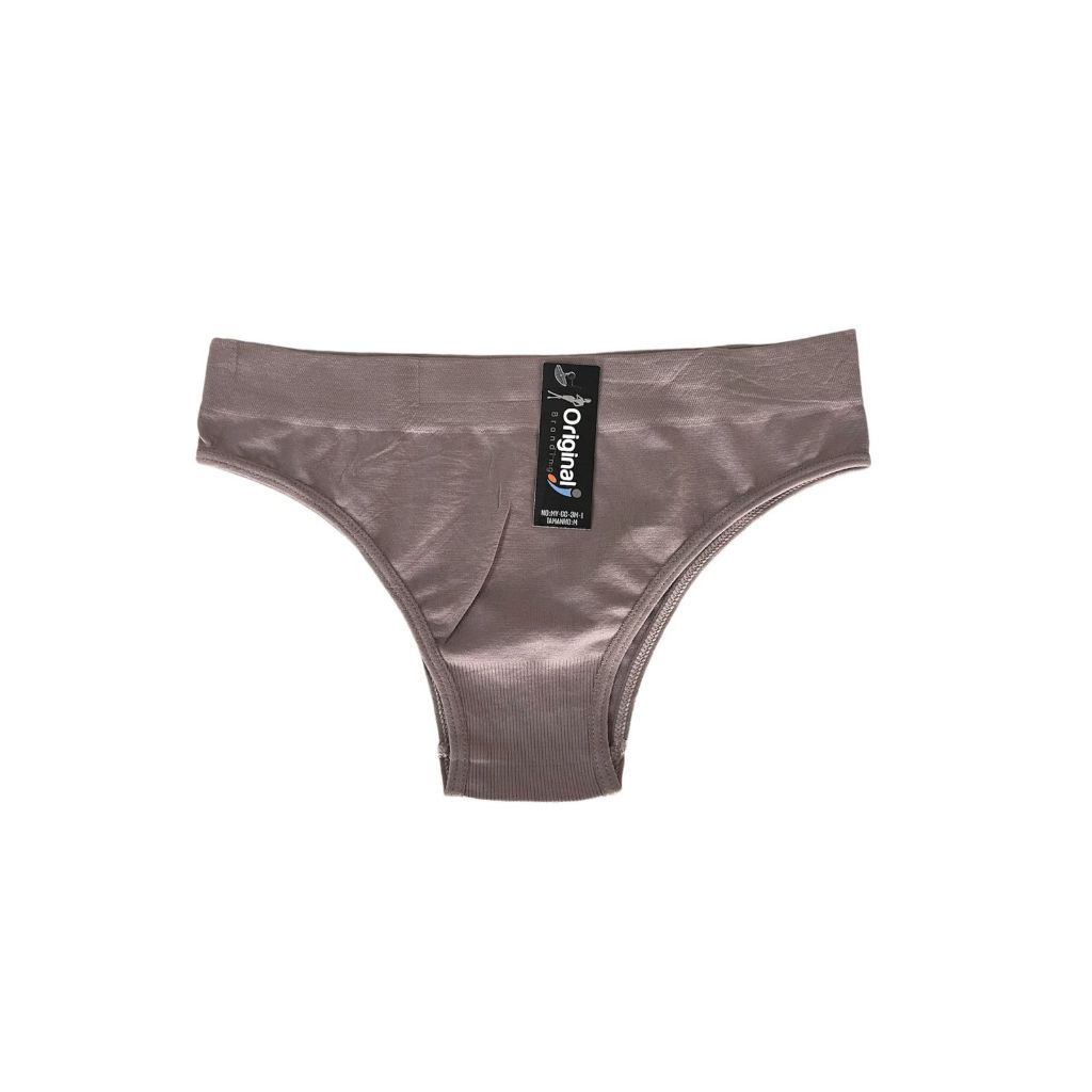 Kit 3 Calcinha Cós Macio Adulto Poliéster Super Conforto Adulto Neutra Não Marca Roupa