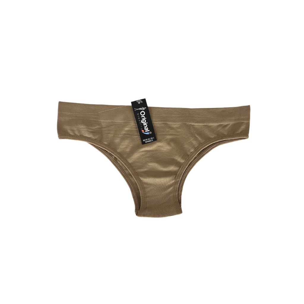 Kit 3 Calcinha Cós Macio Adulto Poliéster Super Conforto Adulto Neutra Não Marca Roupa