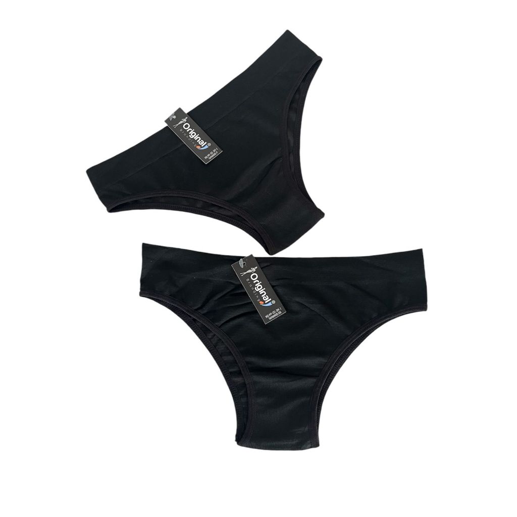 Kit 3 Calcinha Cós Macio Adulto Poliéster Super Conforto Adulto Neutra Não Marca Roupa