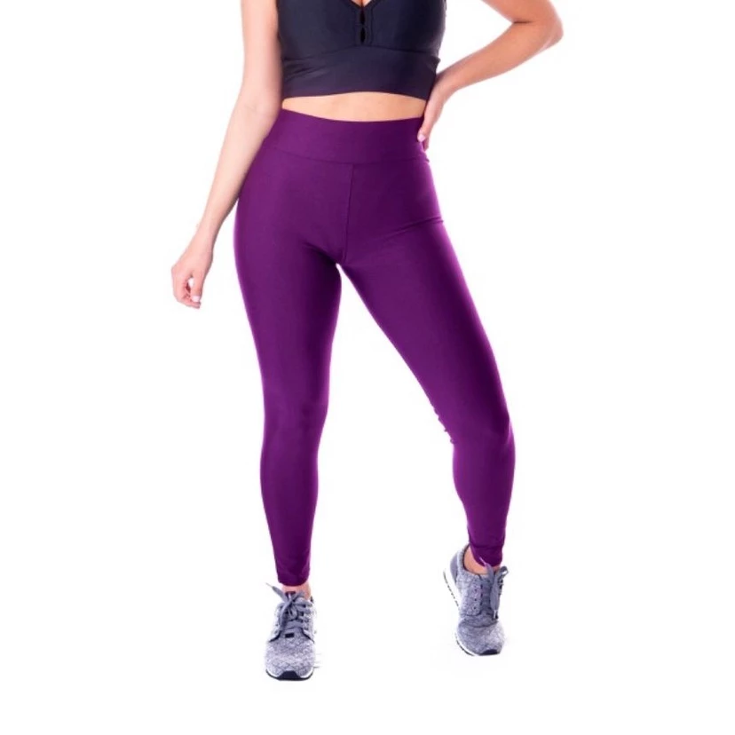 Kit 3 Legging Fitness Cintura Alto Antiodor Suplex Academia Caminhada Esportiva Yoga Fitness