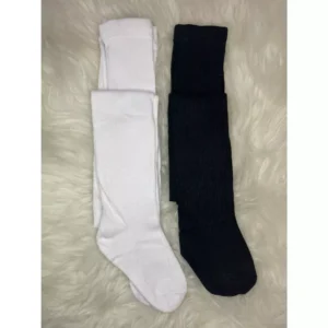 Kit 3 Meias Calca Infantil Menina Bebe Inverno Confortavel 1 ao 12 anos