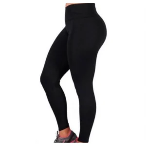 Kit 5 Legging Suplex Feminina Preto Top Calca Academia Esportiva Feminino Fitness
