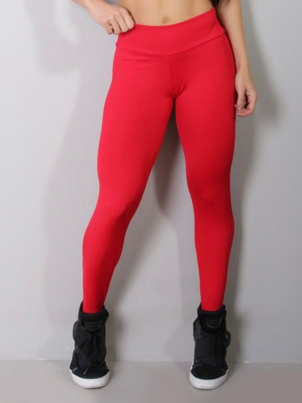 Leggings Feminina Suplex Branco Cós Alto Lisa Academia Sem Cheiro Calça Crossfit Esportiva Sem Marca