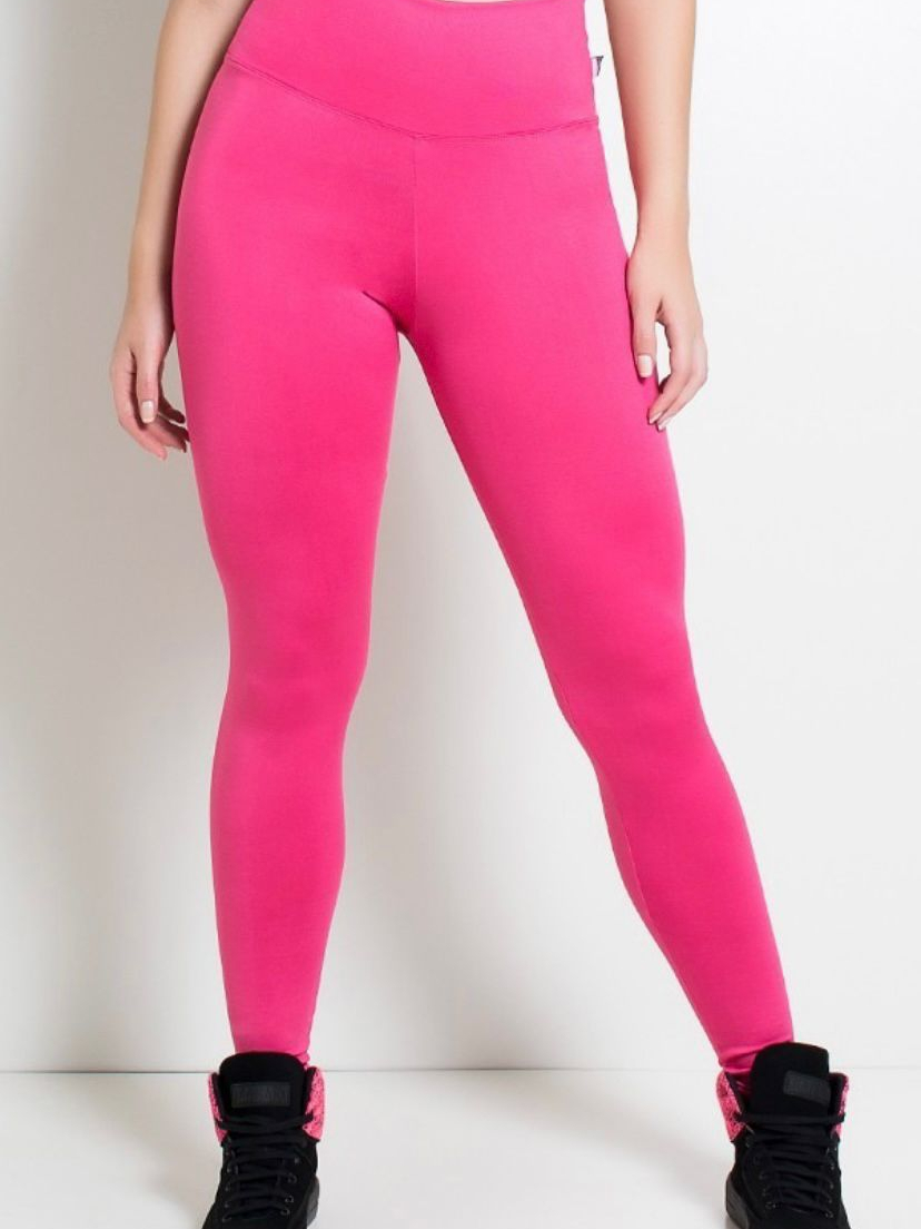 Leggings Feminina Suplex Branco Cós Alto Lisa Academia Sem Cheiro Calça Crossfit Esportiva Sem Marca