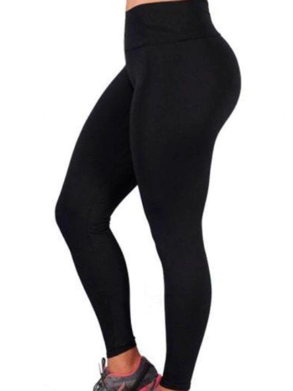Leggings Feminina Suplex Branco Cós Alto Lisa Academia Sem Cheiro Calça Crossfit Esportiva Sem Marca
