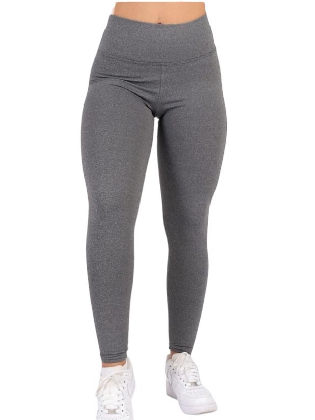 Leggings Feminina Suplex Branco Cós Alto Lisa Academia Sem Cheiro Calça Crossfit Esportiva Sem Marca