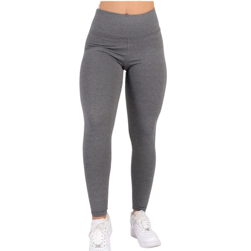 Leggings Feminina Suplex Branco Cós Alto Lisa Academia Sem Cheiro Calça Crossfit Esportiva Sem Marca