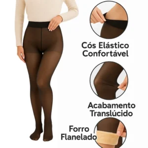 Meia Calca Termica Forrada La Sem Transparencia Translúcida
