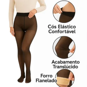 Meia Calca Termica Forrada La Sem Transparencia Translúcida