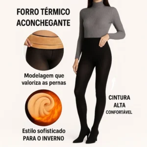 Meia Calca Termica Forrada La Sem Transparencia Translúcida
