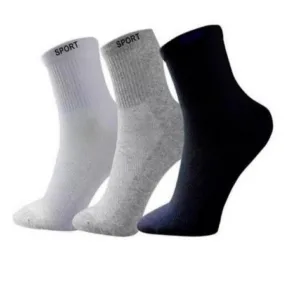 Meia Cano Alto Longo Adulto Unissex Um Par de Meia Algodao Masculina Feminina 38 ao 43 Respiravel