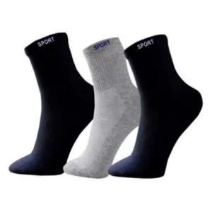 Meia Cano Alto Longo Adulto Unissex Um Par de Meia Algodao Masculina Feminina 38 ao 43 Respiravel