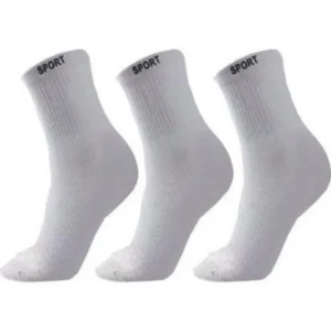 Meia Cano Alto Longo Adulto Unissex Um Par de Meia Algodao Masculina Feminina 38 ao 43 Respiravel