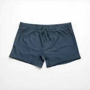 Sunga Masculina Boxer Preta Lisa Adulto Com Cordao E Forro Interno Poliamida Banho Praia Piscina