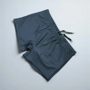Sunga Masculina Boxer Preta Lisa Adulto Com Cordao E Forro Interno Poliamida Banho Praia Piscina